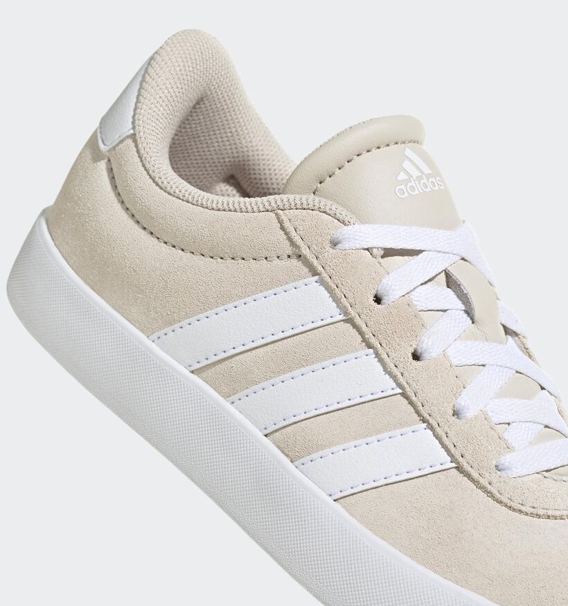adidas VL Court 3.0 Baskets basses en Gris pour filles, garçons (357441) - pour semelles orthopédiques