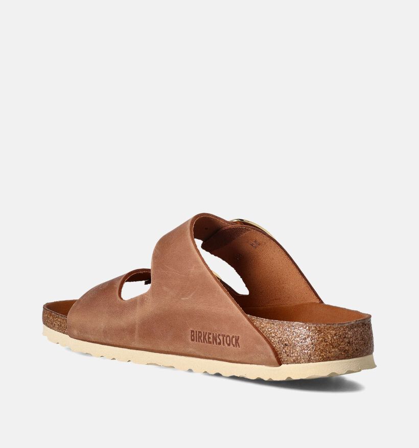 Birkenstock Arizona Big Buckle Cognac Slippers voor dames (357605)