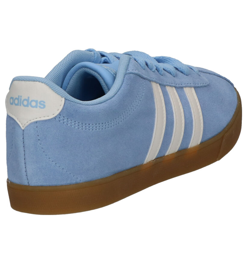 adidas Courtset Baskets en Gris en cuir (276455)