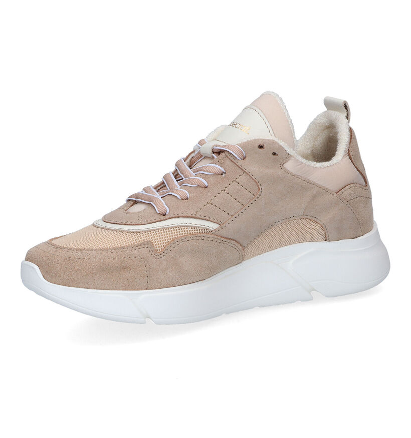 Goosecraft Alexis Beige Sneakers voor dames (310104) - geschikt voor steunzolen