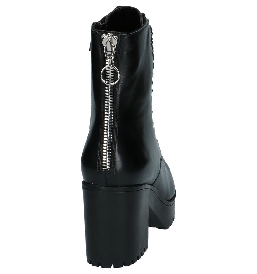 SPM Bottes basses en Noir en cuir (222268)