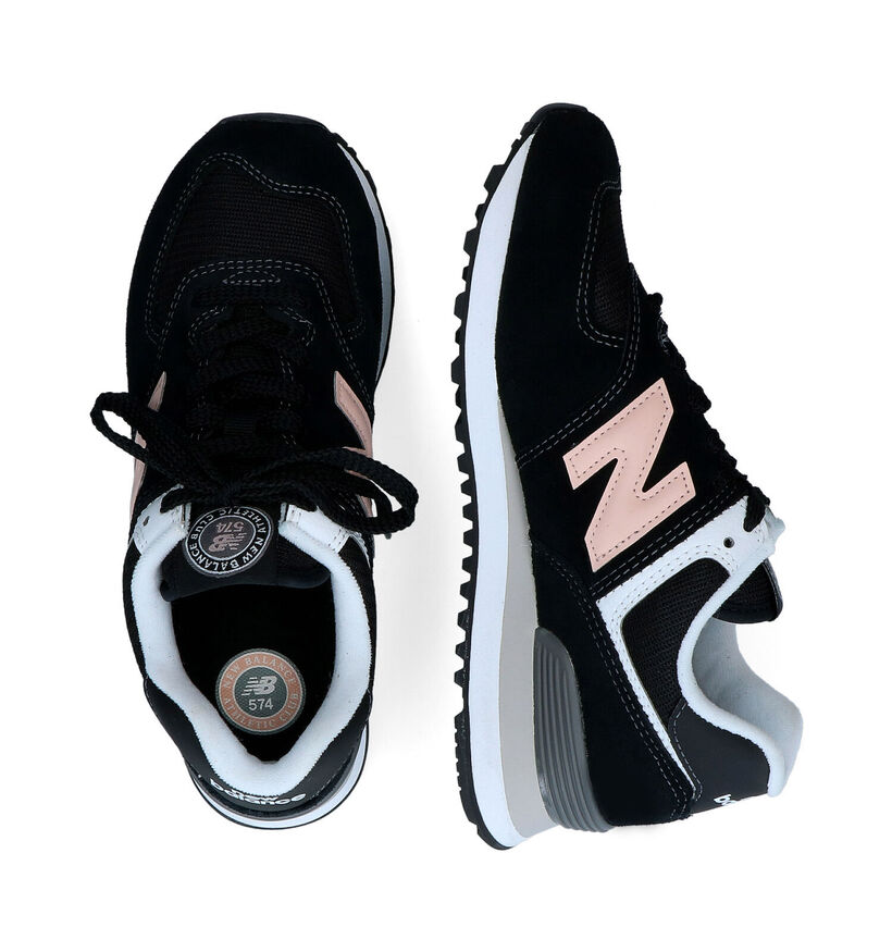 New Balance WL 574 Baskets en Vert pour femmes (349411) - pour semelles orthopédiques