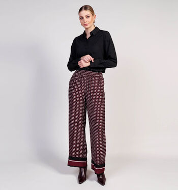 JDY Broeken Bordeaux