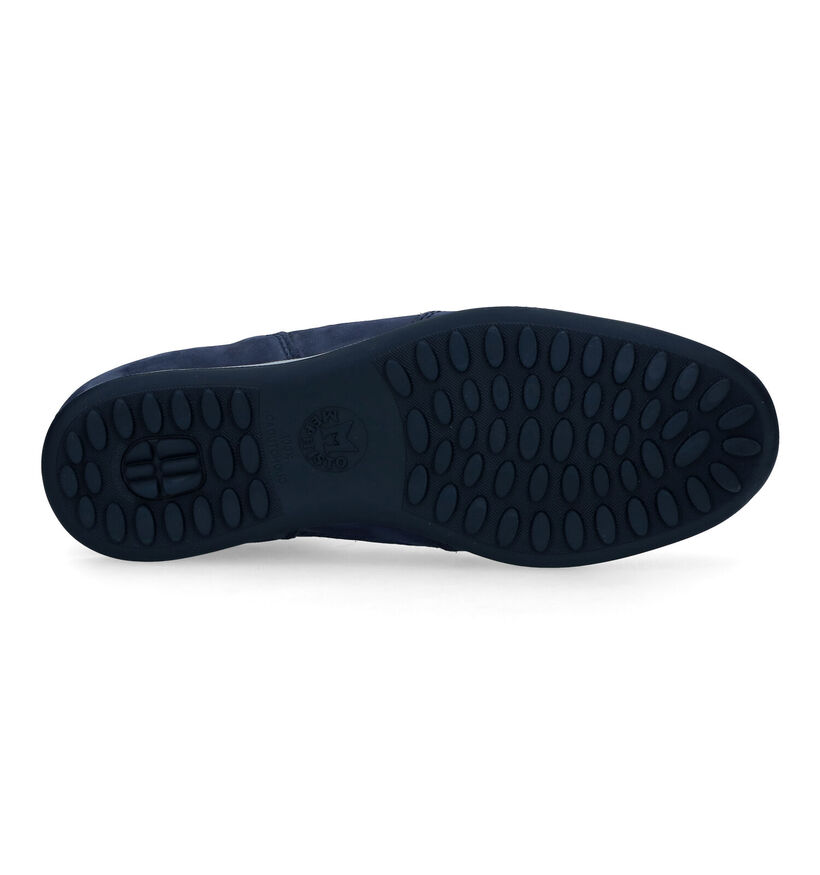 Mephisto Leon Nomad Blauwe Veterschoenen voor heren (355169) - geschikt voor steunzolen