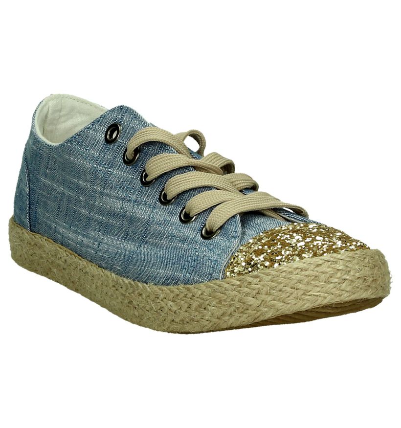 Ghost Rockers Chaussures basses en Bleu en textile (195805)