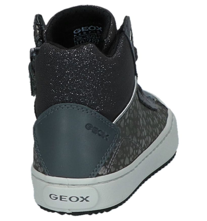 Grijze Geox Sneakers met Hartjes in kunstleer (223131)