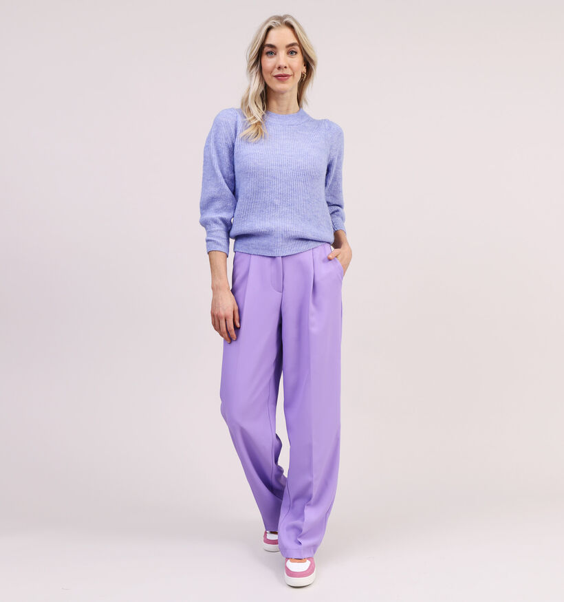 Pieces Blayke Pantalon large en Violet (326788)