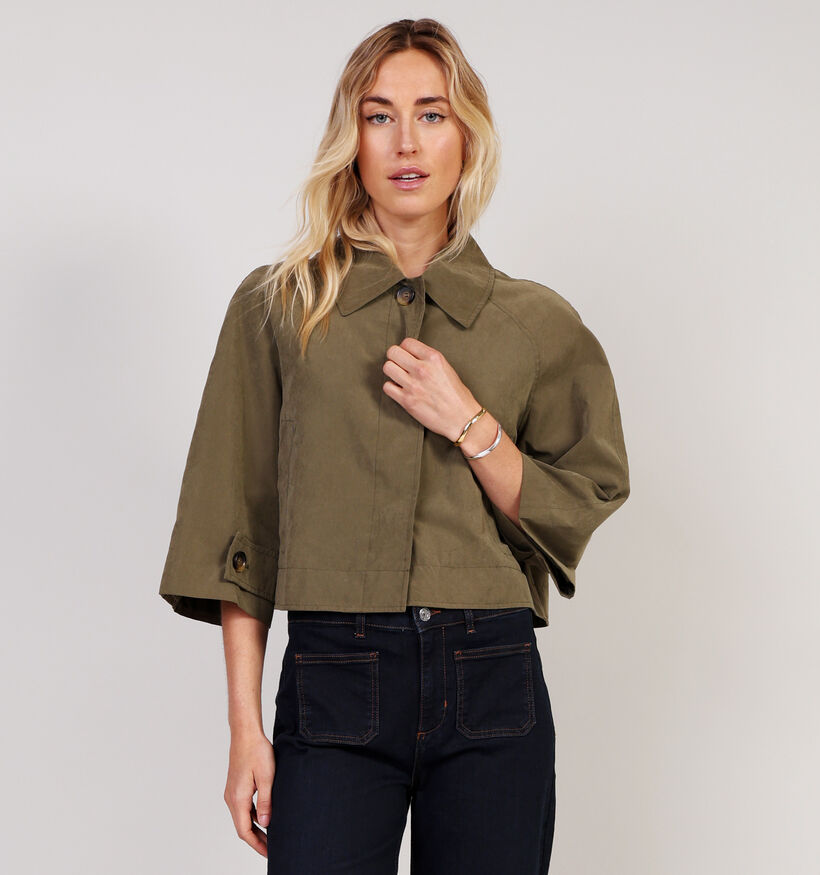 JDY Maple Manteaux courts en Vert pour femmes (359947)