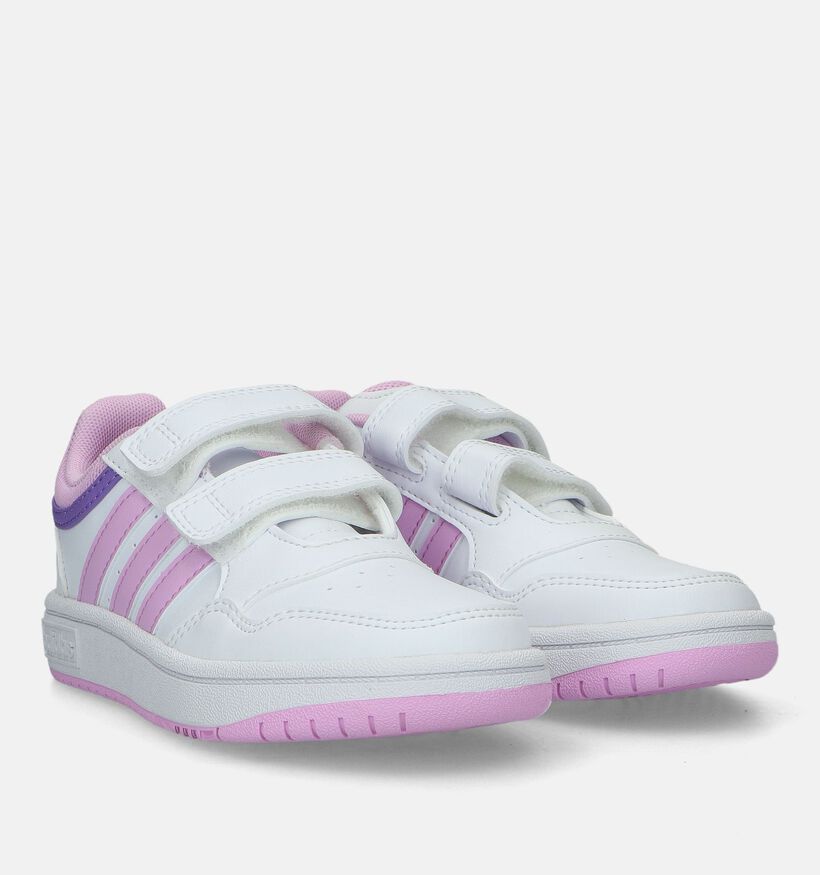 adidas Hoops 3.0 CF Witte Sneakers voor meisjes (326927)