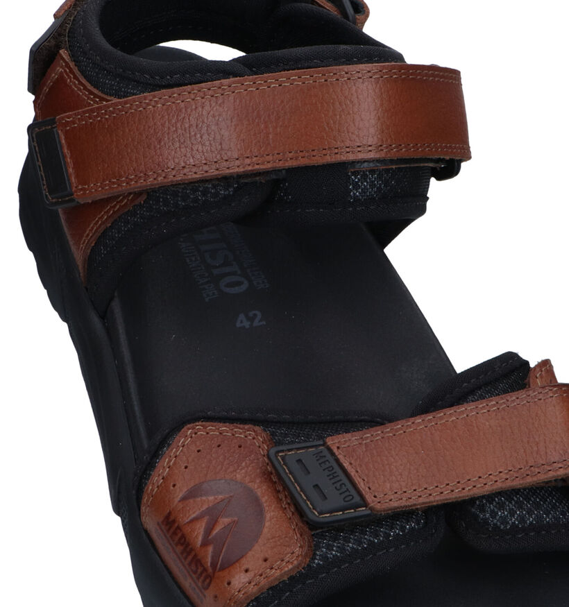 Mephisto Tito Nevada Sandales en Cognac pour hommes (339226)