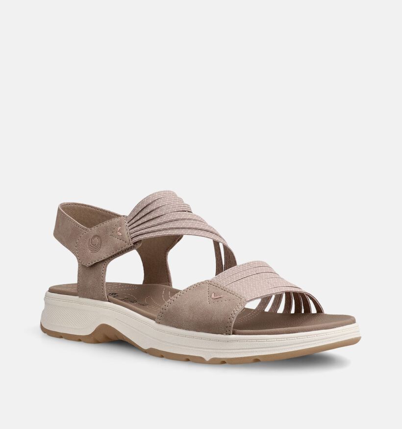Jana Taupe Sandalen voor dames (371800)