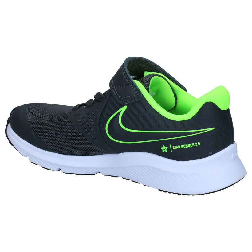 Nike Star Runner 2 Baskets en Noir en textile (277520)