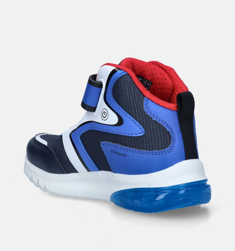 Geox Ciberdron Mario Chaussures hautes en Bleu pour garçons (345933) - pour semelles orthopédiques