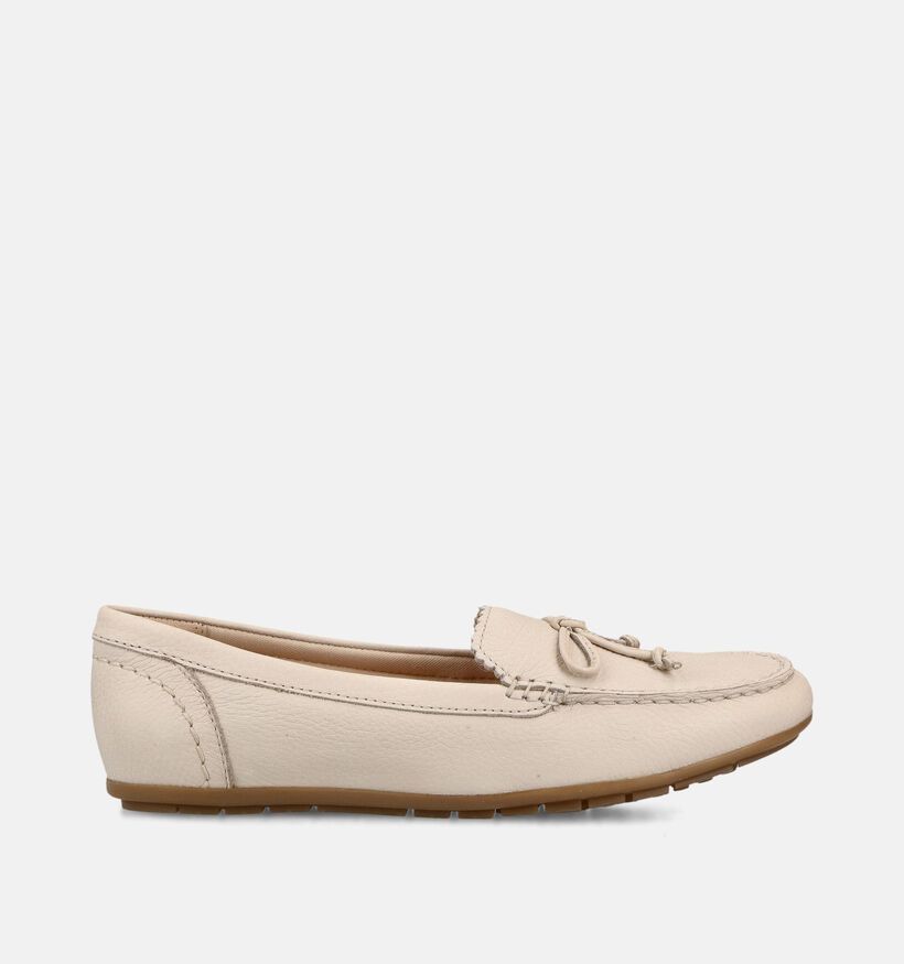 Clarks Elliotte Sail Mocassins en &Eacute;cru pour femmes (370564) - pour semelles orthop&eacute;diques