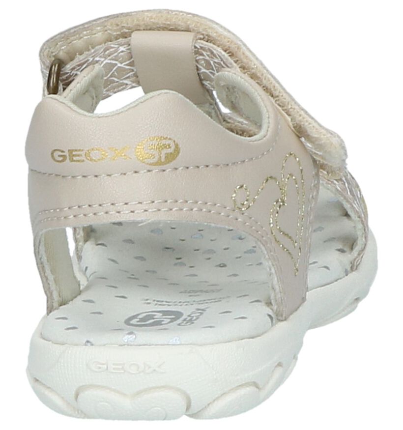 Geox Sandales en Or en simili cuir (237490)