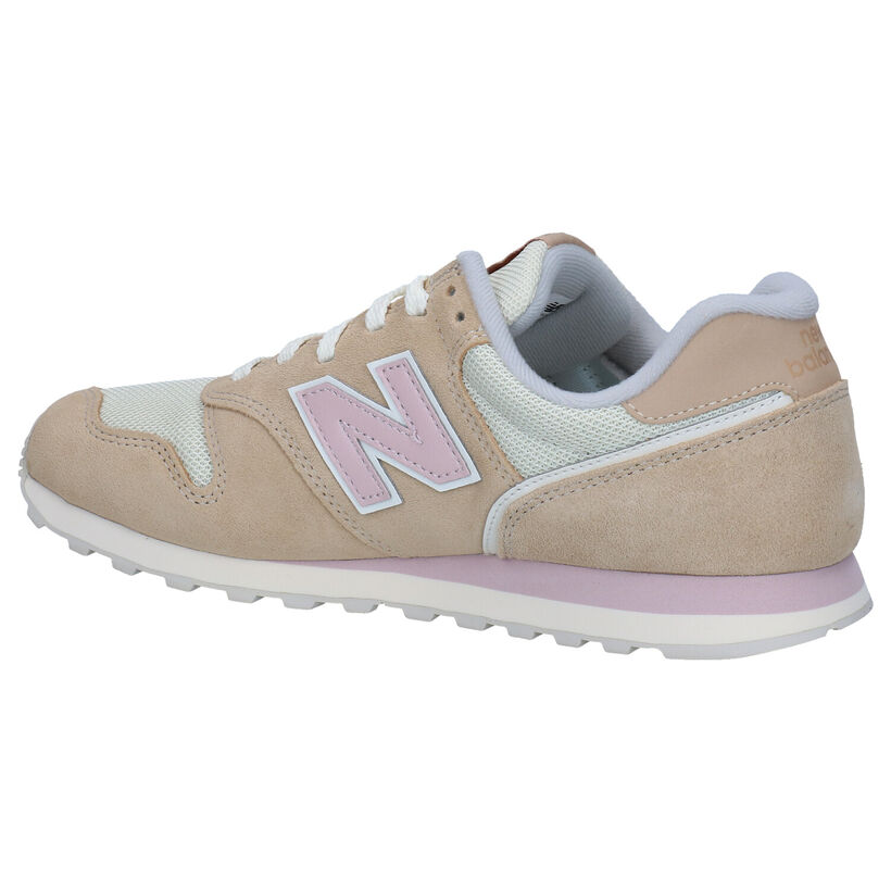 New Balance WL373 Baskets en Beige pour femmes (293659) - pour semelles orthopédiques