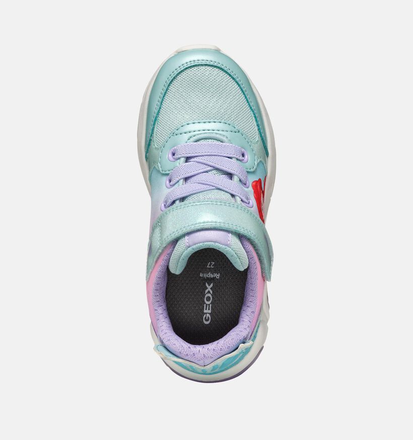 Geox Fadinlight Ariel Blauwe Sneakers voor meisjes (356428) - geschikt voor steunzolen