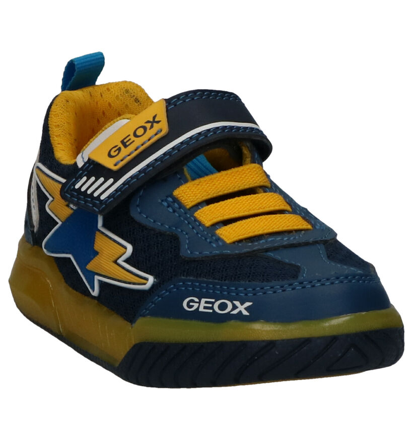 Geox Baskets en Bleu en cuir (265796)