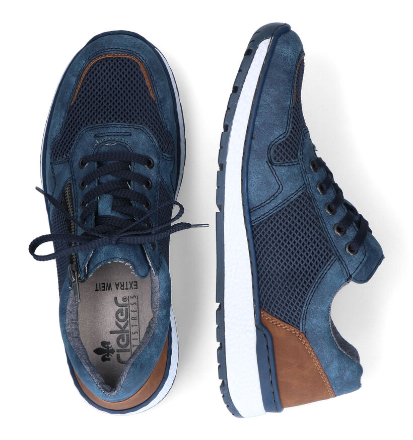 Rieker Chaussures confort en Bleu foncé pour hommes (302860) - pour semelles orthopédiques
