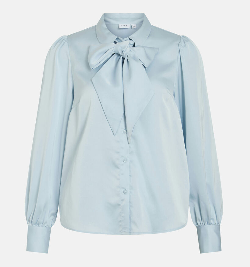 Vila Lucha Lichtblauwe Blouse met Strik voor dames (366151)