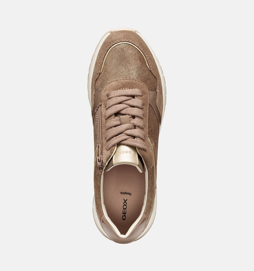 Geox Desya Bruine Sneakers voor dames (376385) - geschikt voor steunzolen