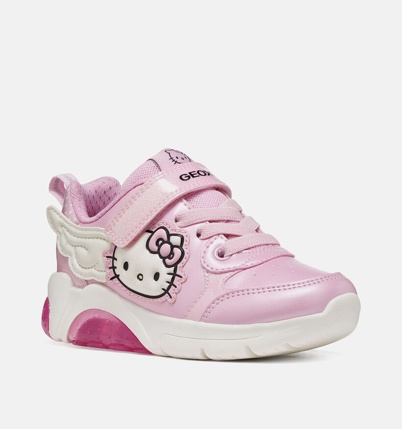 Geox Hello Kitty Fadinlight Roze Sneakers voor meisjes (377773) - geschikt voor steunzolen