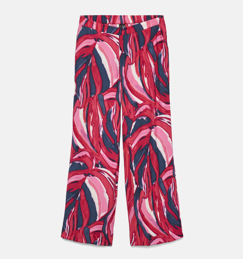 Vero Moda Vera Violet Pantalon en Rose/Bleu pour femmes (367227)