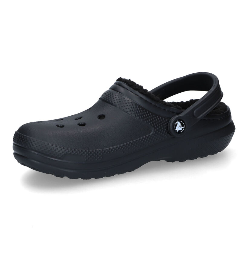 Crocs Classic All Lined Nu-pieds en Noir pour hommes (347562)