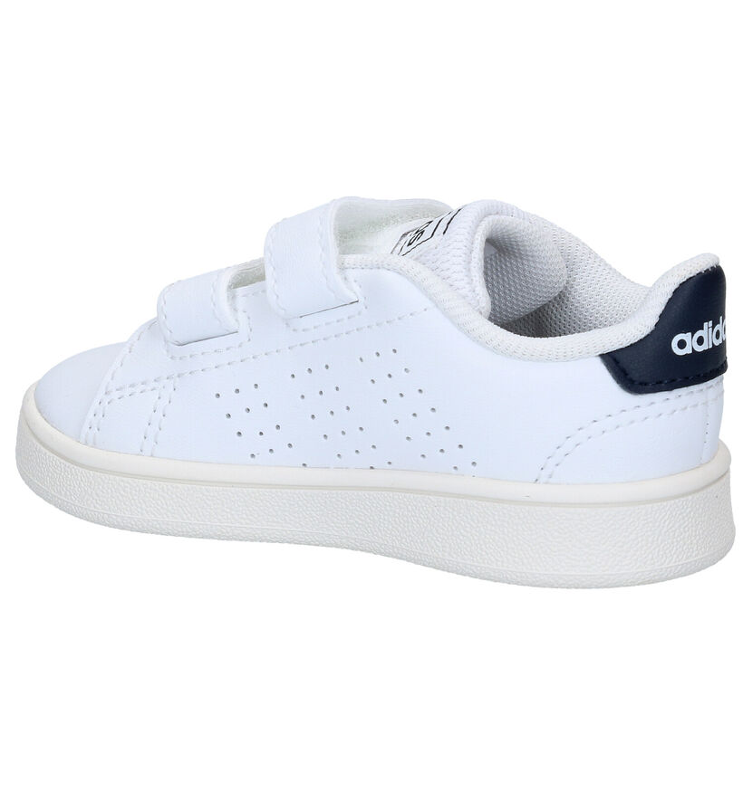 adidas Advantage I Witte Babysneakers in kunstleer (284598)