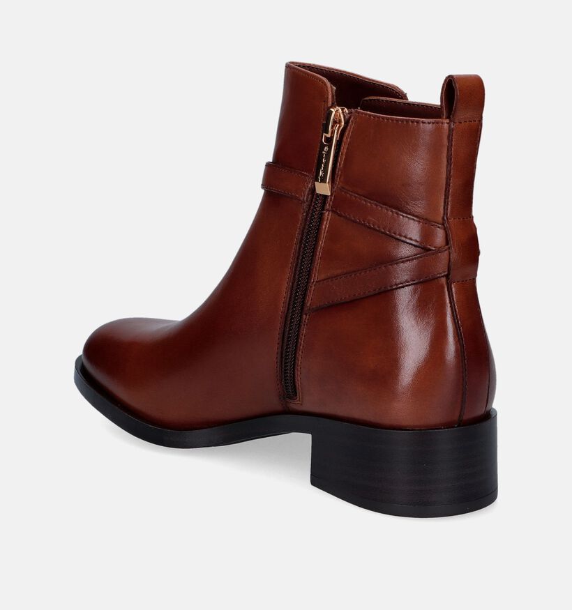 Tamaris Bottines plates en Cognac pour femmes (346628)
