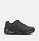 Skechers Uno Stand On Air Baskets en Noir pour gar&ccedil;ons, filles (375668)