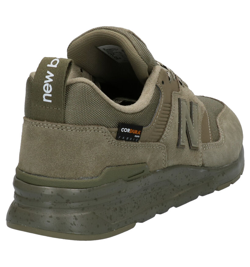 New Balance CM 997 Grijze Sneakers in leer (293559)