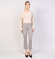 comma Donkerbeige Geklede Broek voor dames (364798)