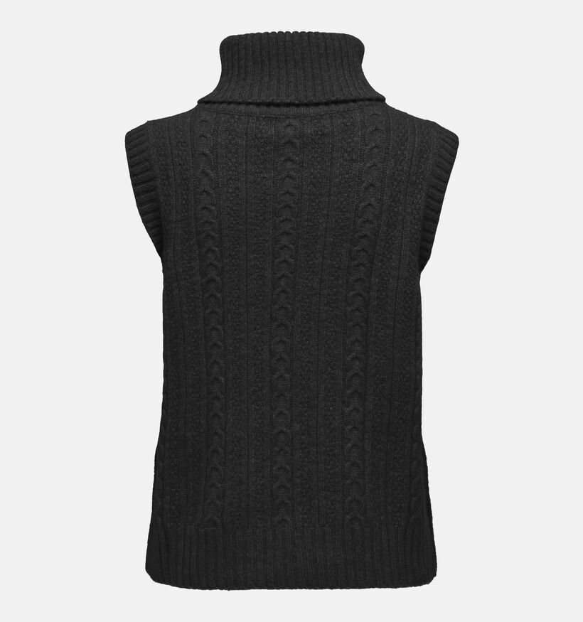 JDY Elba Pull sans manches en Noir pour femmes (348632)