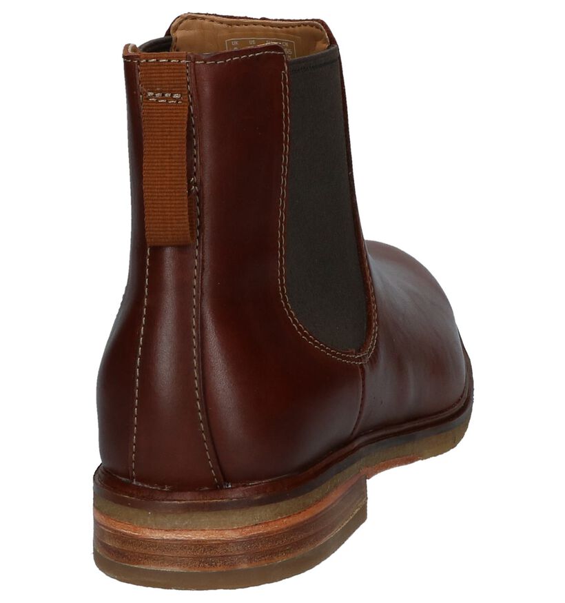 Clarks Clarkdale Gobi Chelsea Boots Cognac in leer (226464)