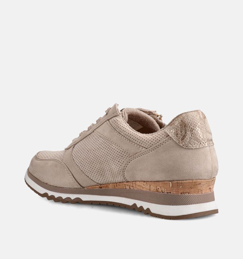 Marco Tozzi Chaussures &agrave; lacets en Beige pour femmes (367944) - pour semelles orthop&eacute;diques