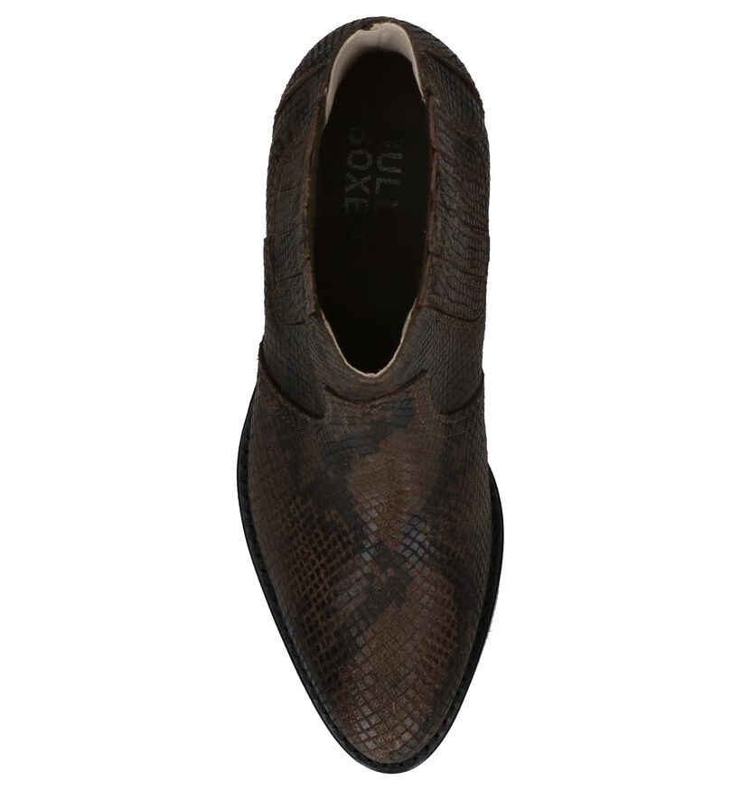 Bullboxer Santiags en Vert kaki en nubuck (248686)