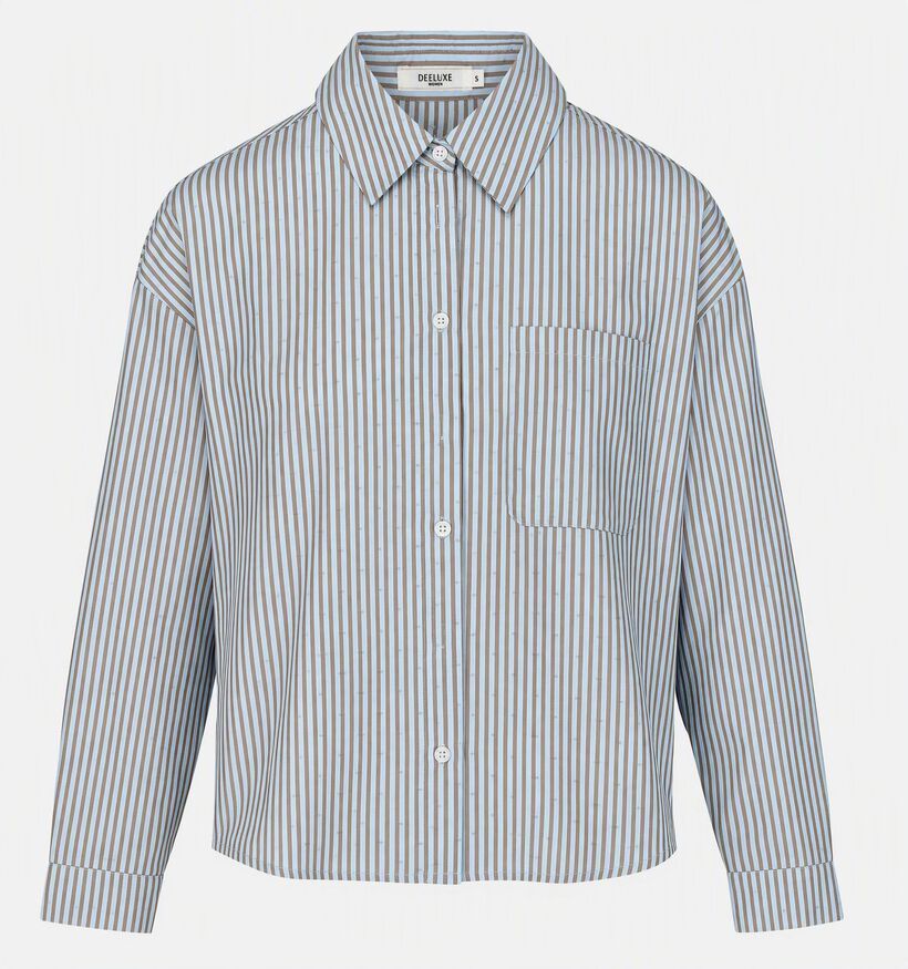 Deeluxe Original Holmy Blauw Gestreept Hemd voor dames (382276)