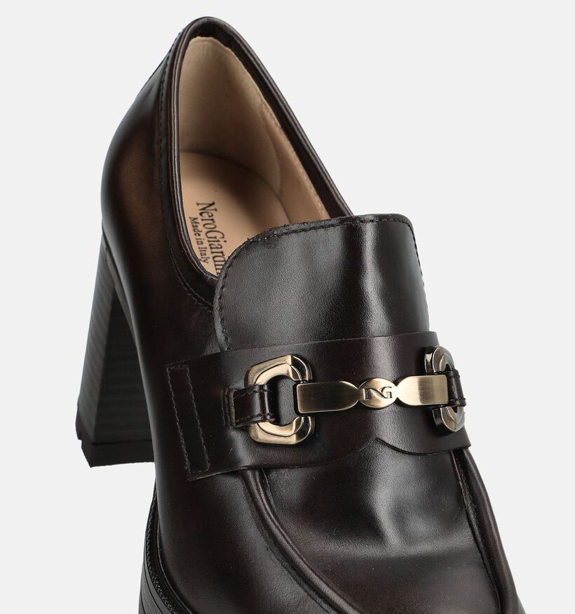 NeroGiardini Donkerbruine Pumps voor dames (379468)
