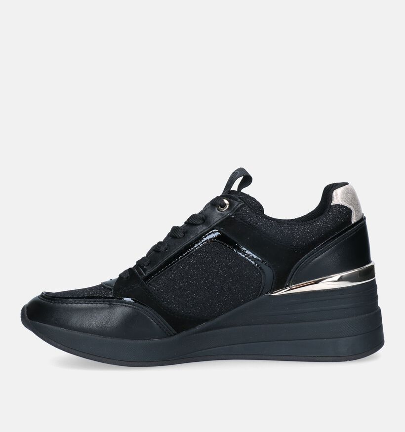 Tamaris Sleehak Sneakers Zwart voor dames (360591) - geschikt voor steunzolen