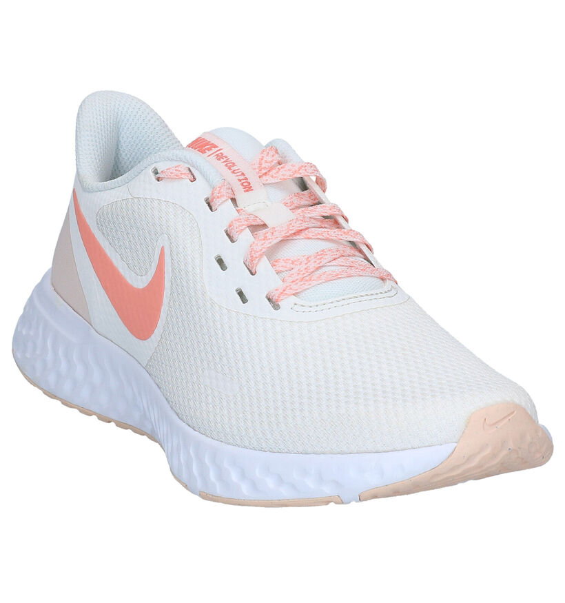 Nike Revolution 5 Zwarte Sneakers in kunstleer (290920)