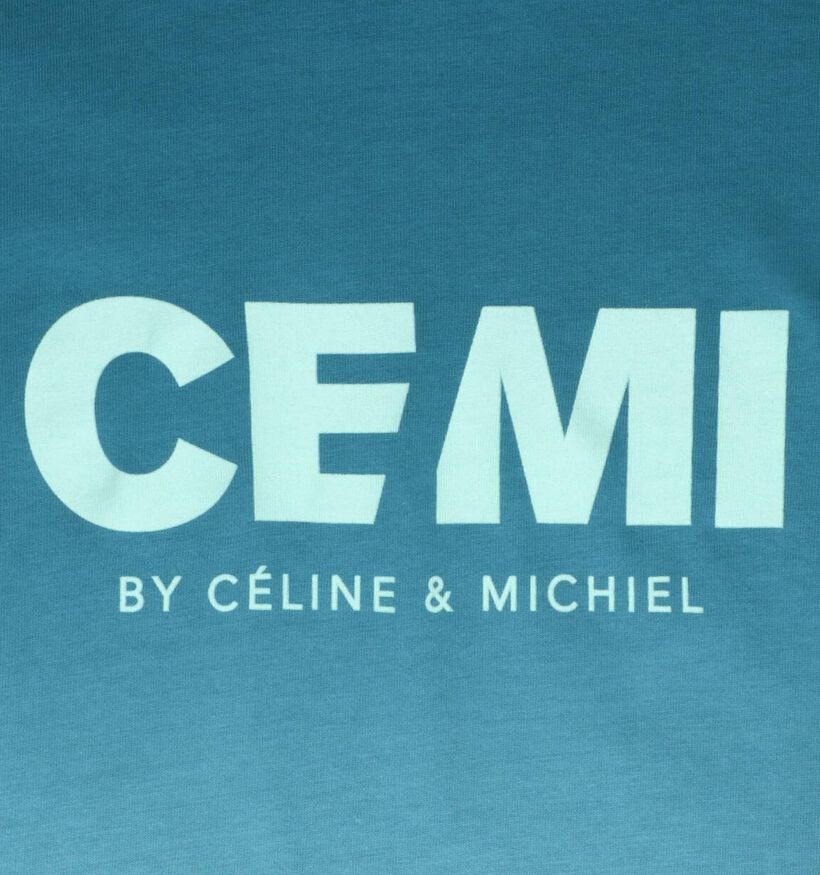 CEMI Mini Creator Dip Dye T-shirt en Vert pour garçons (333861)