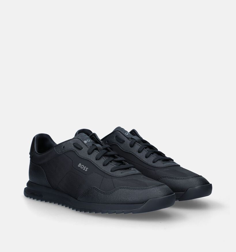 Boss Zayn Low Chaussures à lacets en Noir pour hommes (330891) - pour semelles orthopédiques