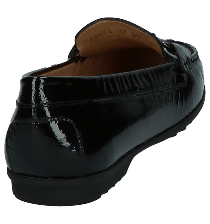 Zwarte Lak&eacute; Mocassins Geox, , pdp