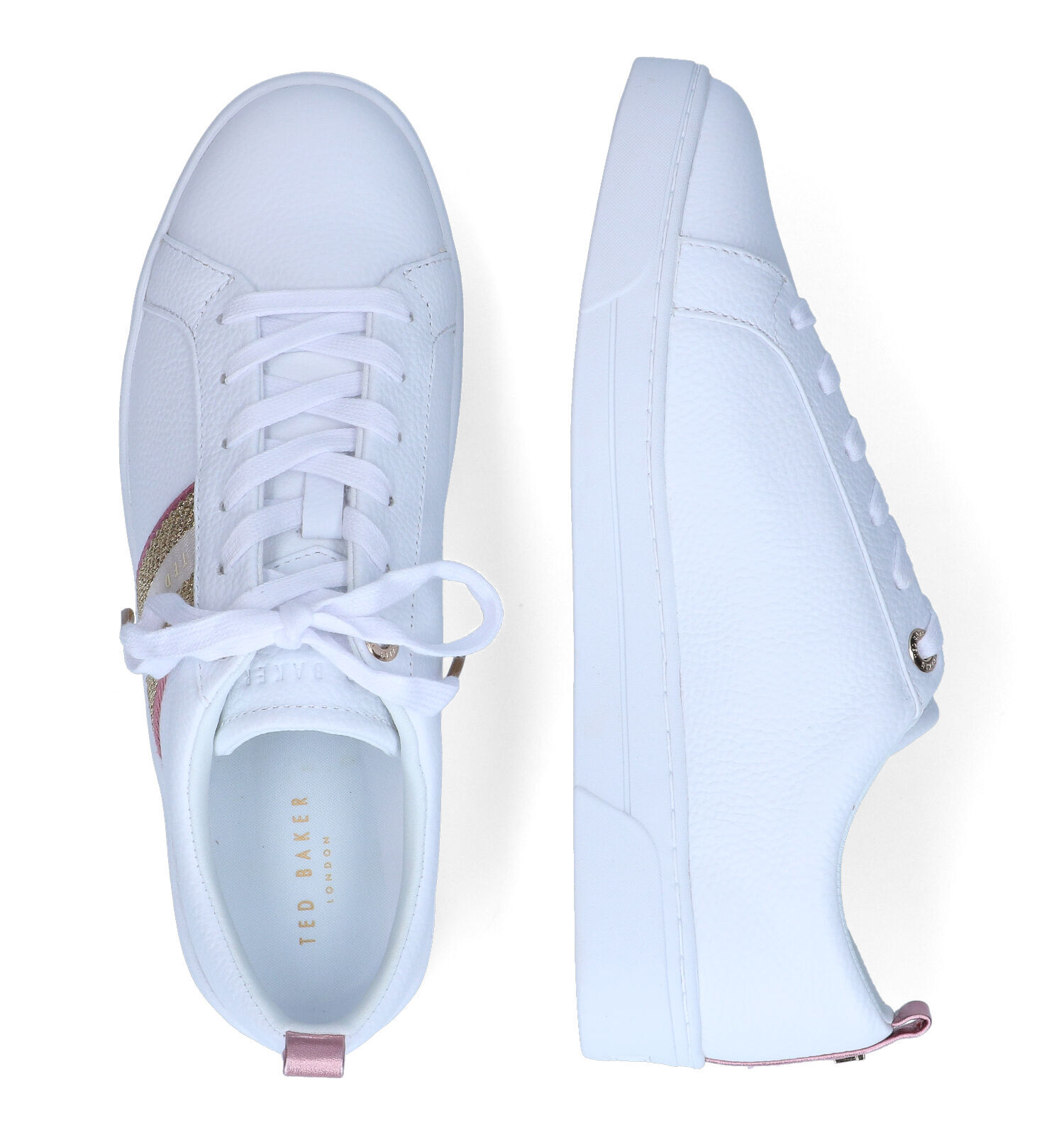 Ted Baker Bailey Witte Sneakers Dames Sneakers Online op TORFS.BE