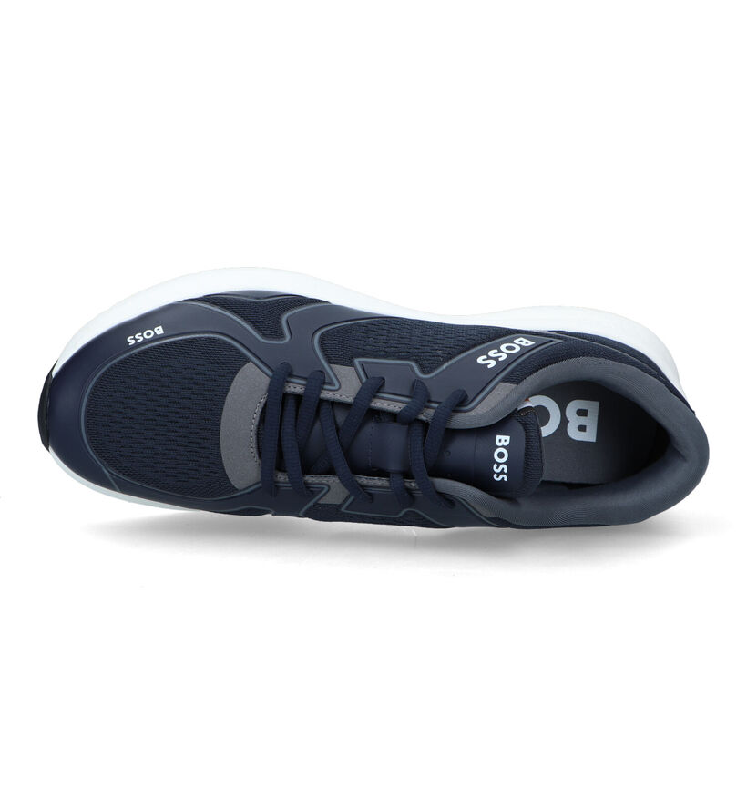 Boss Owen Runn Baskets en Bleu pour hommes (325666) - pour semelles orthopédiques