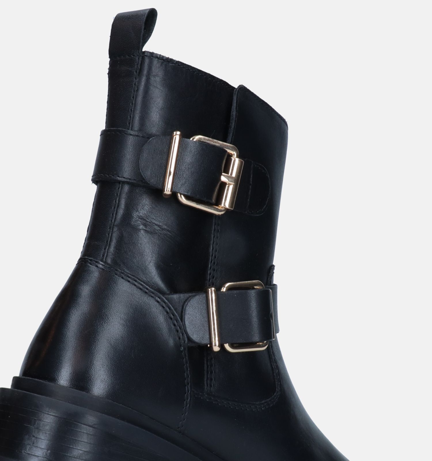 Poelman Zwarte Biker Boots Dames Boots Online op TORFS.BE