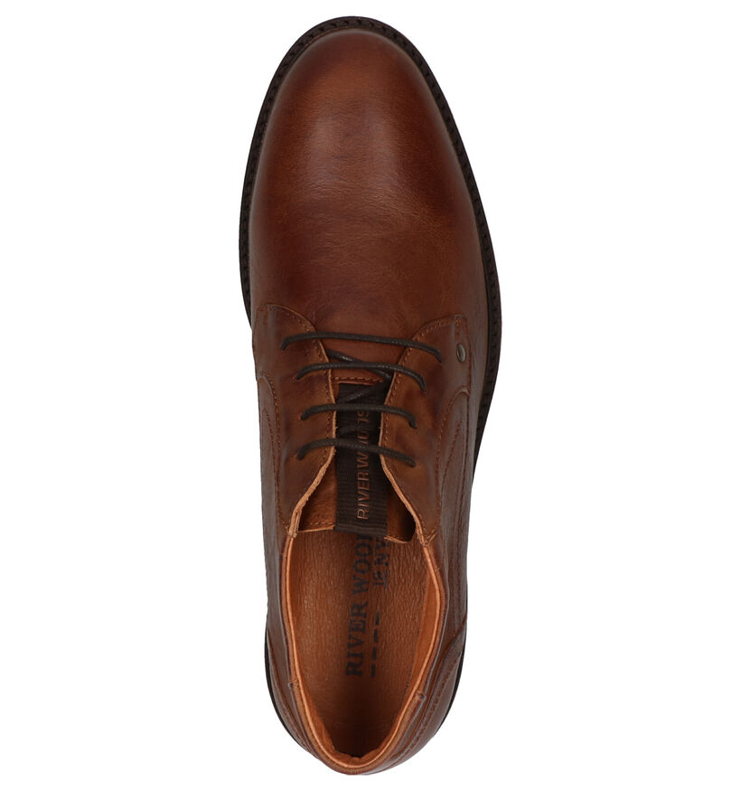 River Woods Ray Cognac Geklede Schoenen in leer (259906)