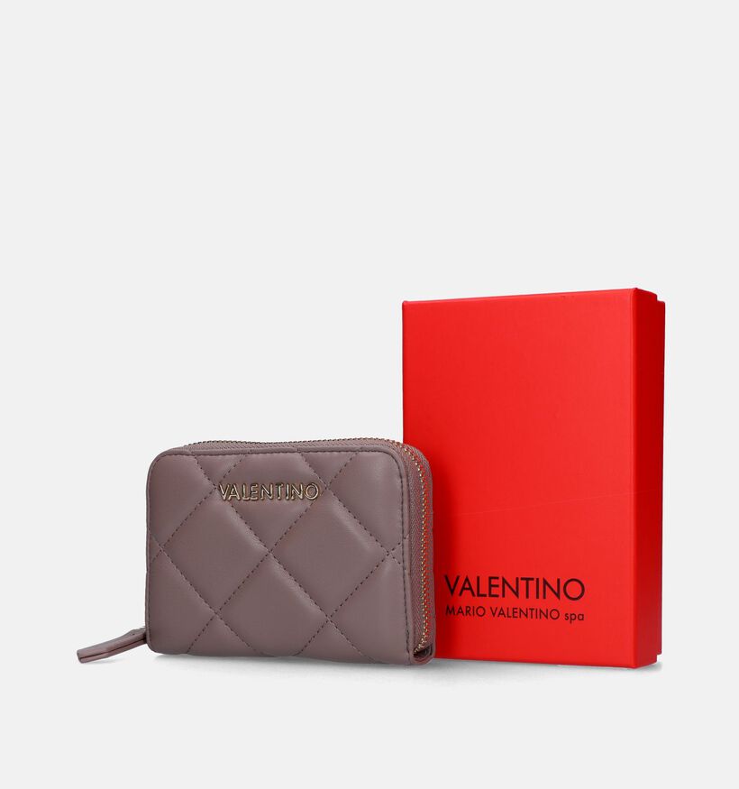 Valentino Handbags Ocarina Taupe Ritsportemonnee voor dames (333500)