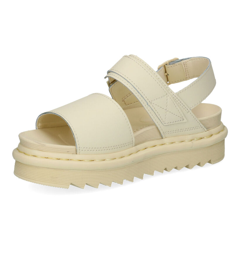 Dr. Martens Voss Mono Gele Sandalen in leer (303545)